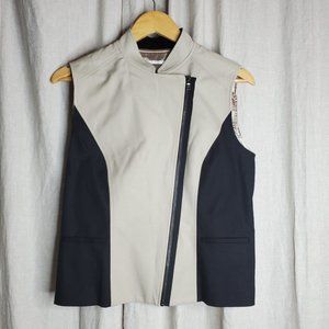 TAHARI Asymmetric Vest Sz M